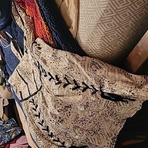 Hot topic plus sized 1 1xl lolita dress cream and black music notes NWT